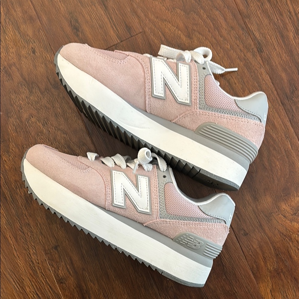 New Balance Pink, Gray and White Women’s Sneakers
